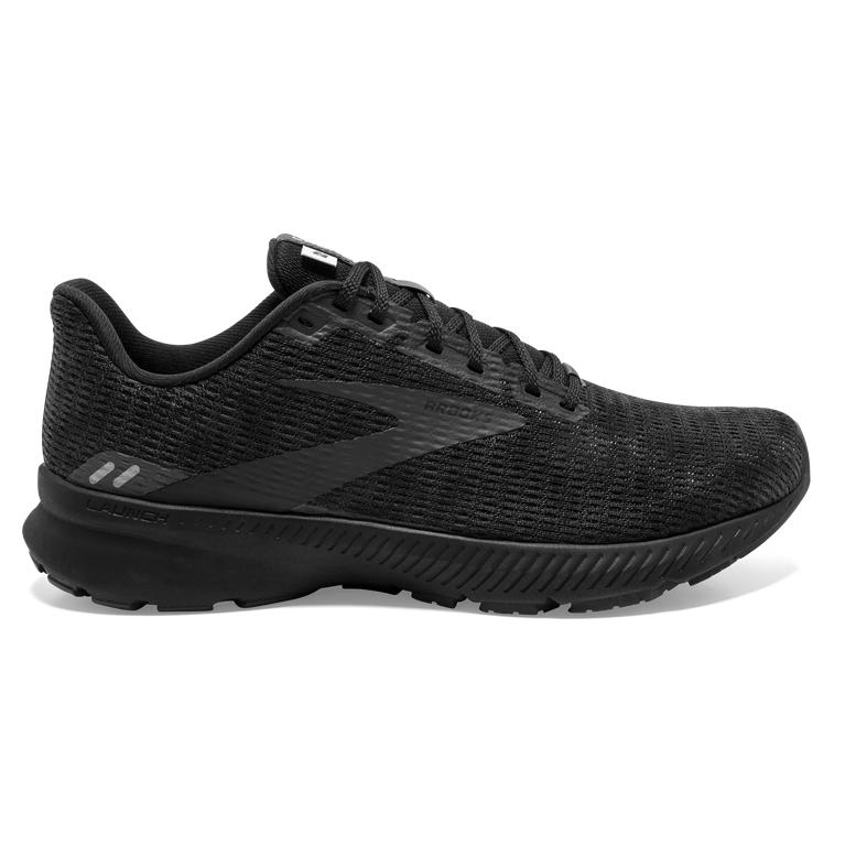 Brooks Launch 8 - Mens Light Cushion Road Running Shoes - Black/Ebony/Grey/Charcoal (30178IVRB)